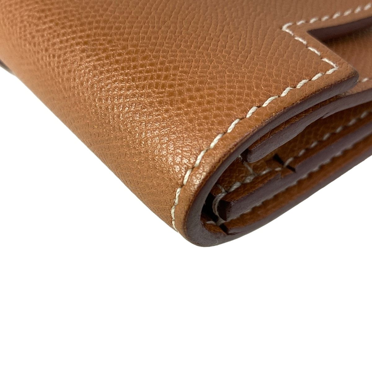 Hermes Wallet Kelly Pocket Slim Gold Silver — view 8