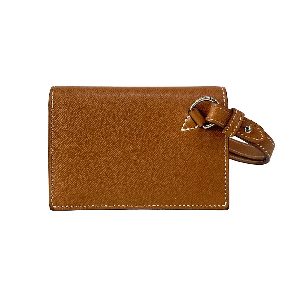 Hermes Wallet Kelly Pocket Slim Gold Silver — view 2