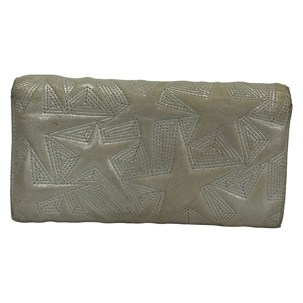 Chanel Wallet Silver CC Logo Star Glitter Lambskin — view 2