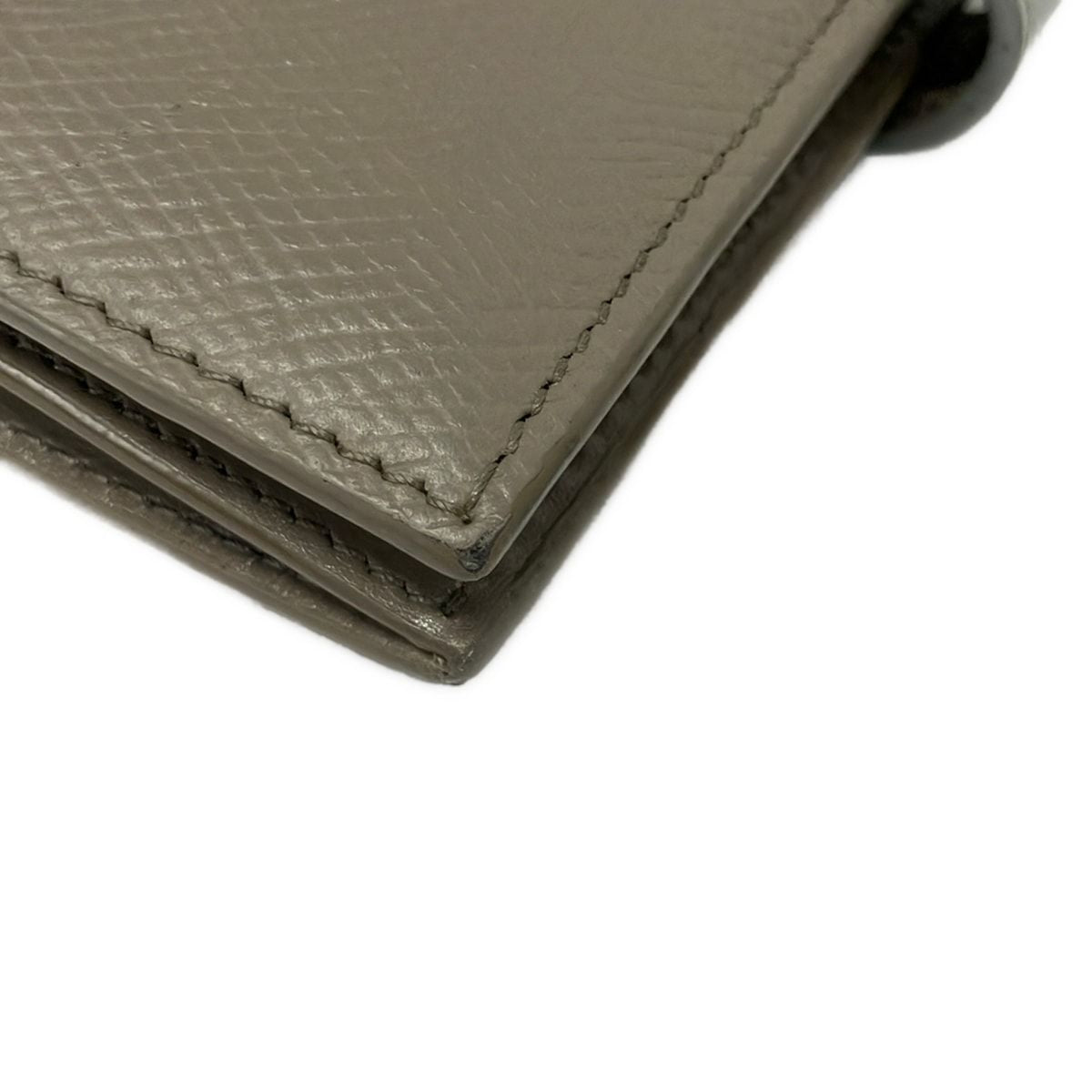 Celine Bifold Wallet Medium Strap Pebble Mineral — view 7