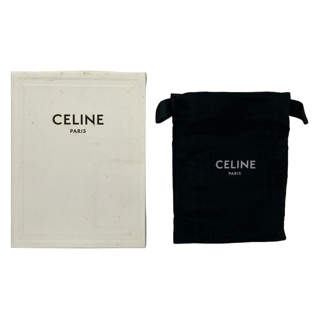 Celine Bifold Wallet Medium Strap Pebble Mineral — view 6