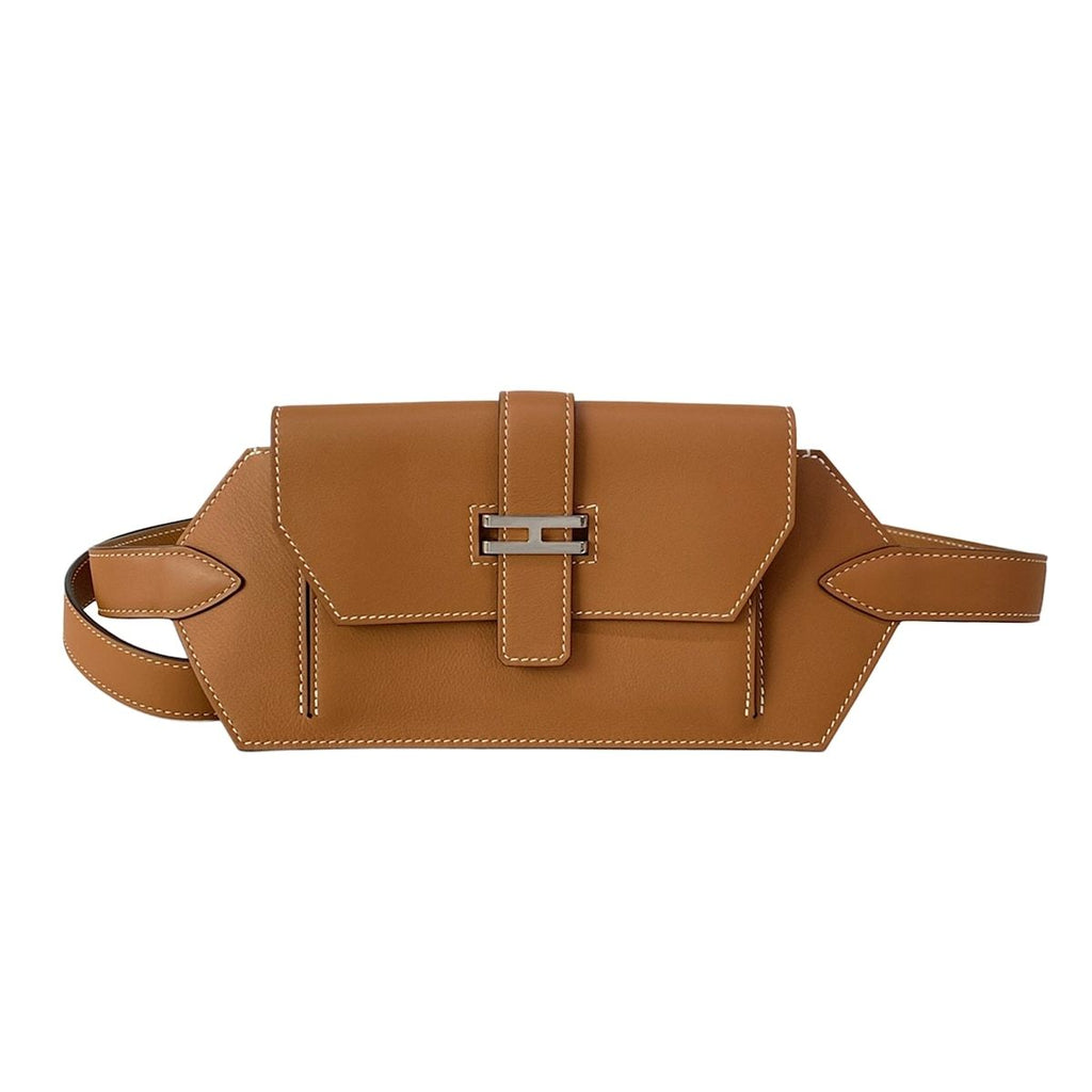 Hermes Waist Pouch Elan Pocket 24 Gold Silver