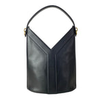 Saint Laurent Paris Handbag Top Handle Black Leather — view 3