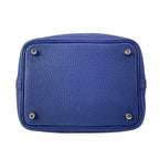 Hermes Handbag Picotin Lock PM Blue Silver — view 5