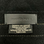 Hermes Shawl Black Gold Cashmere Scarf — view 2