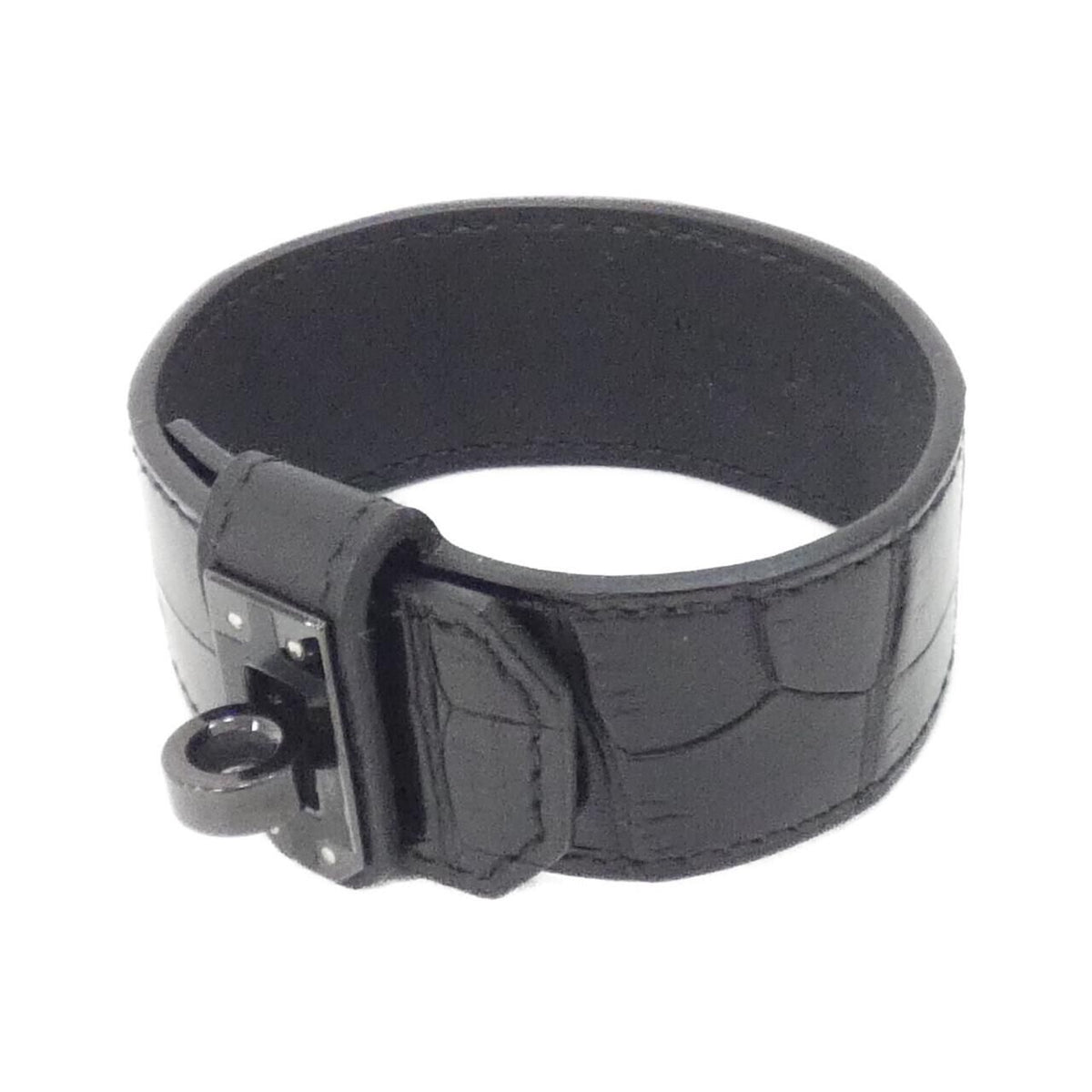 Hermes Kelly Twist So Black Bracelet