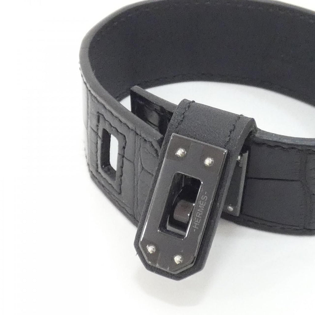 Hermes Kelly Twist So Black Bracelet — view 5
