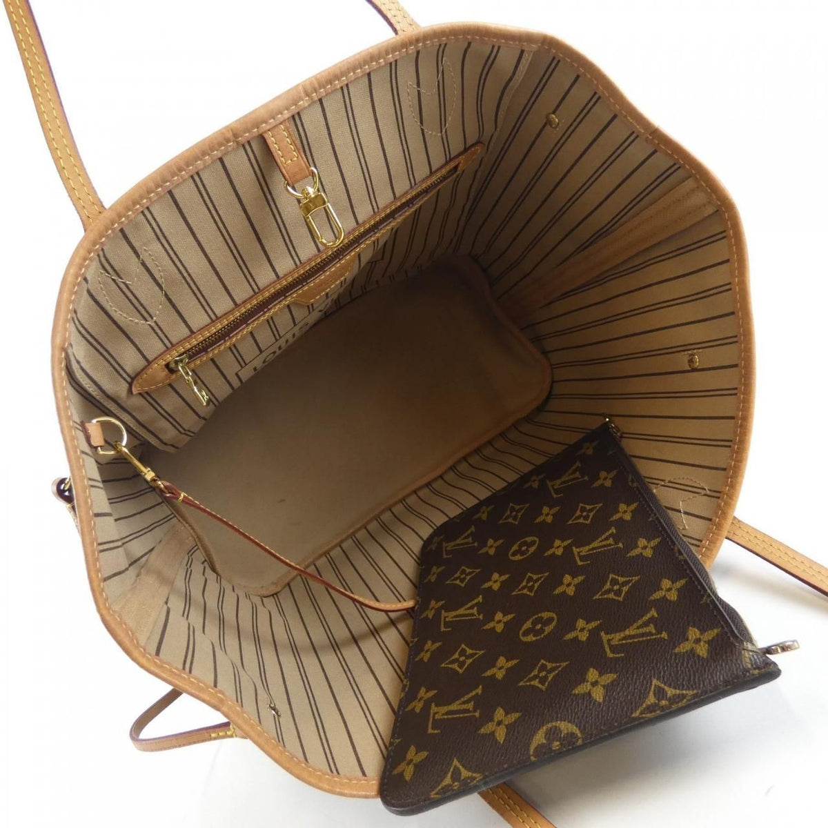 Louis Vuitton Monogram Neverfull MM Bag — view 6
