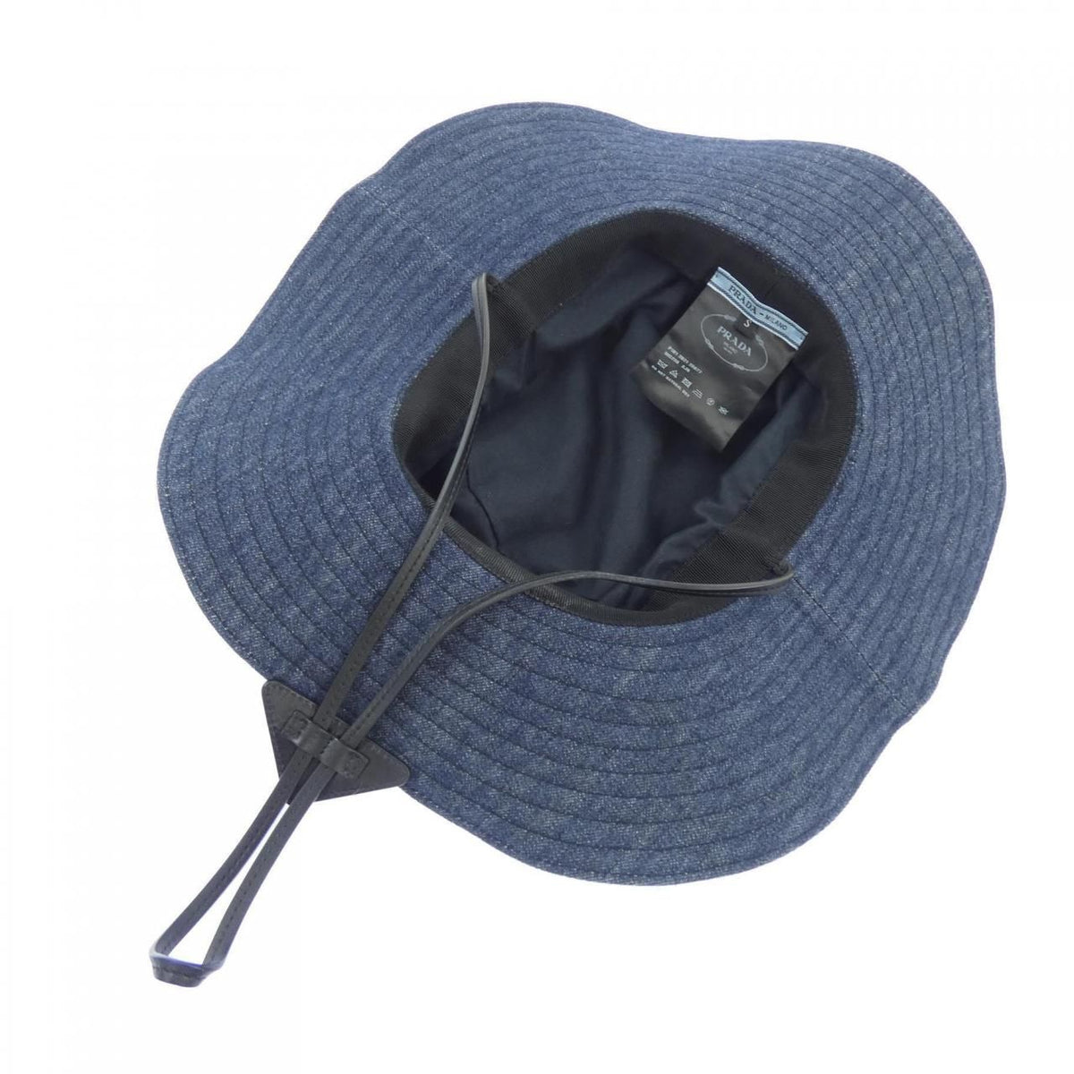 Prada Triangle Logo Hat — view 5
