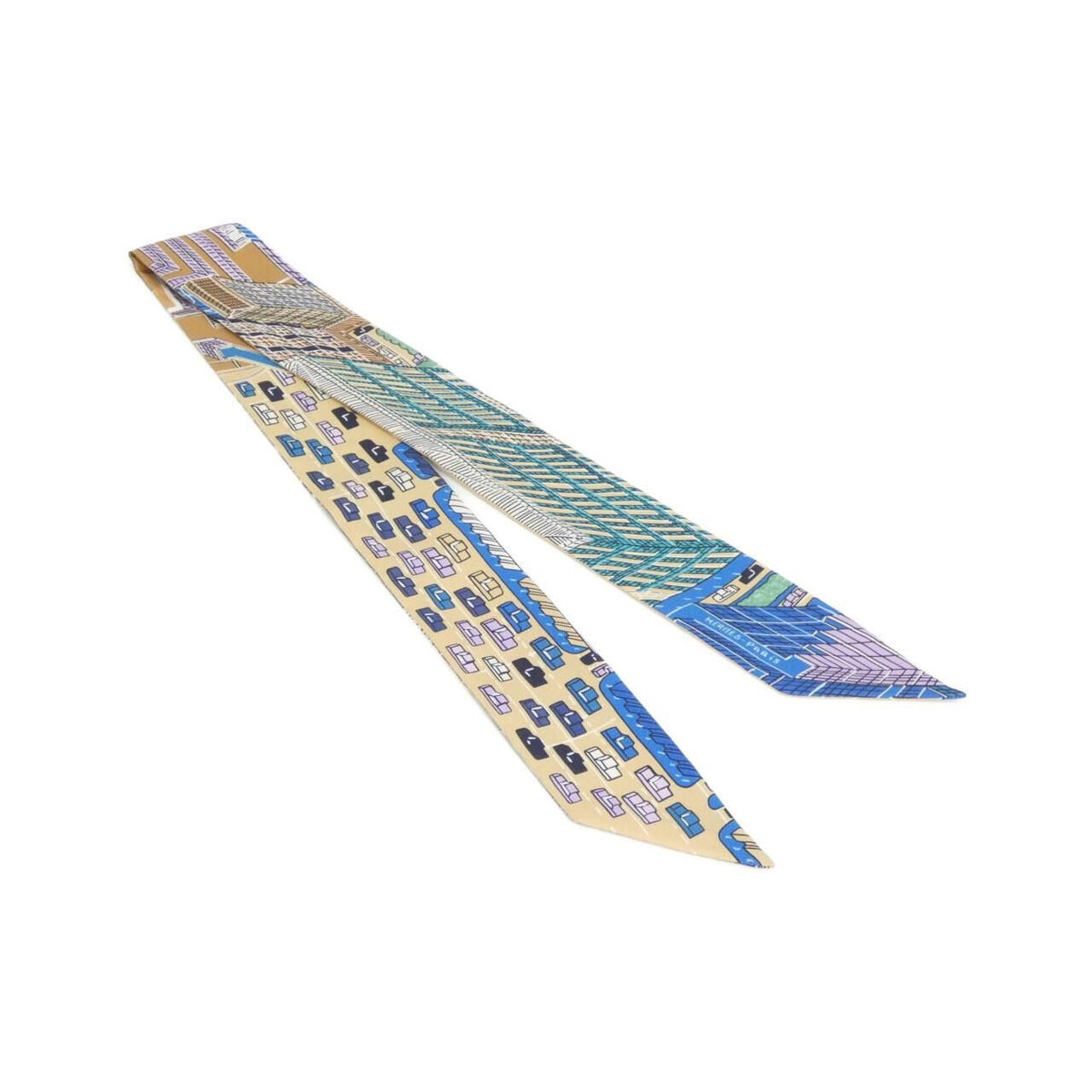 Hermes Pantin City Twilly Scarf