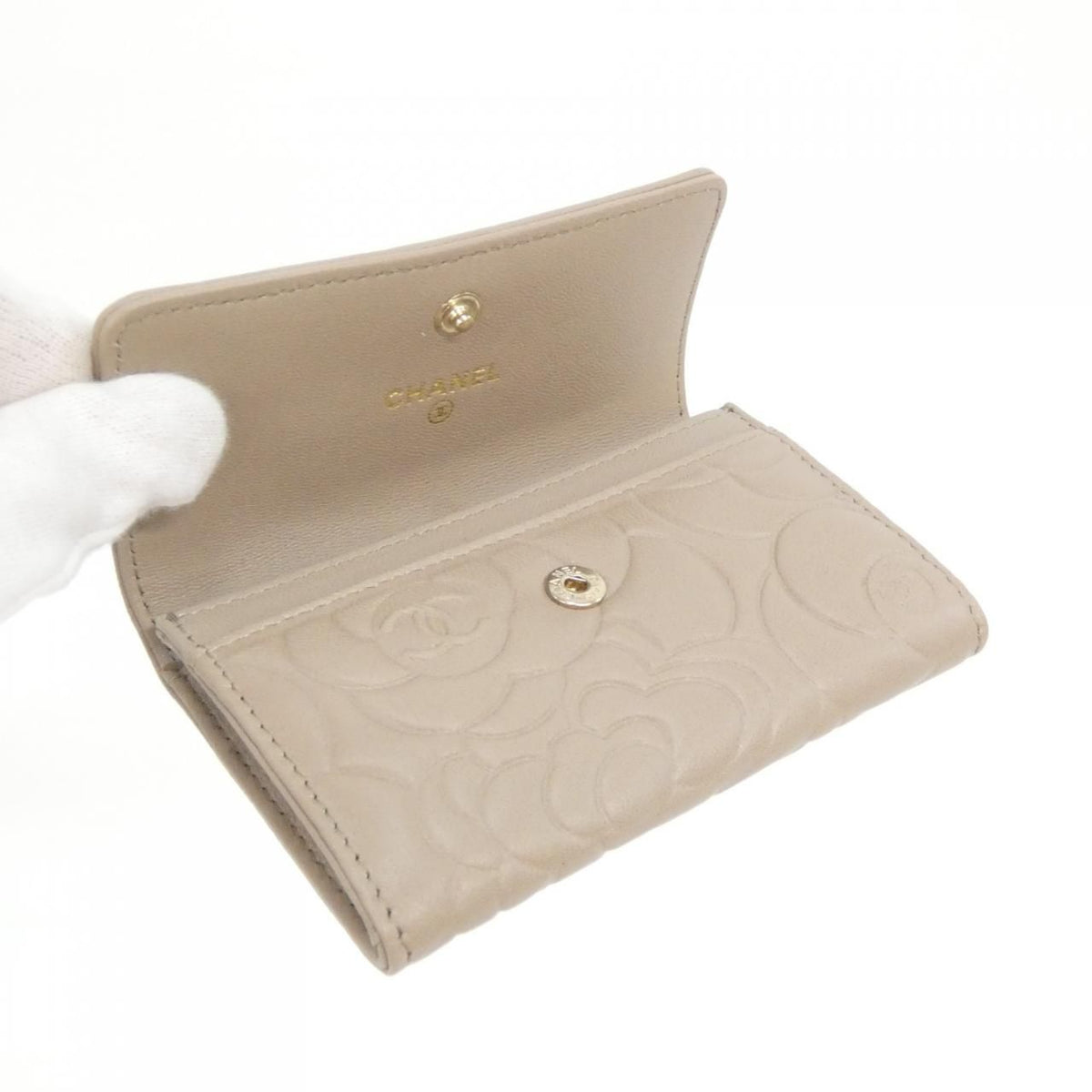 Chanel Card Case Beige — view 4