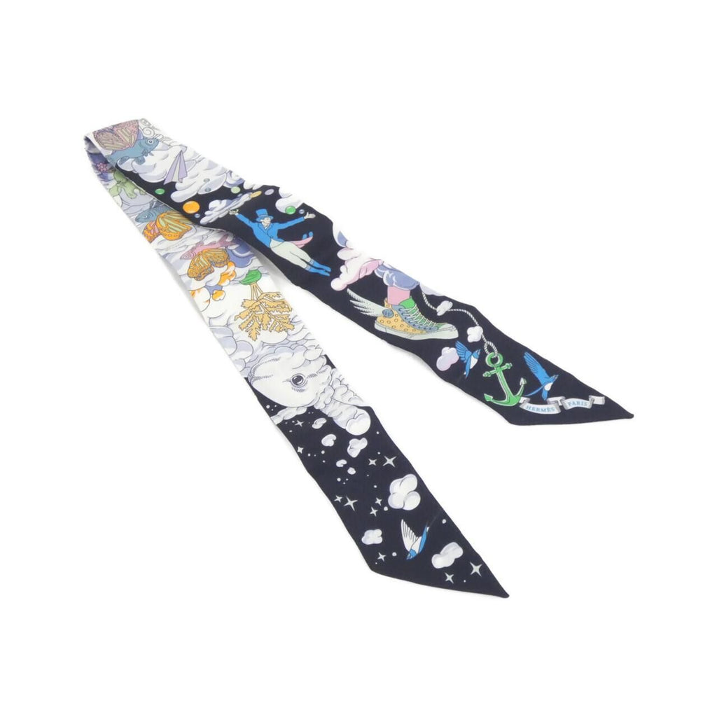 Hermes Sur Mon Nuage Twilly Scarf