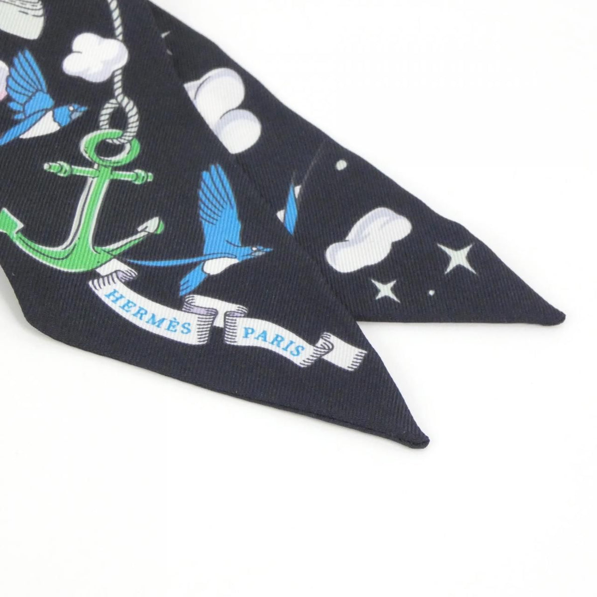 Hermes Sur Mon Nuage Twilly Scarf — view 2