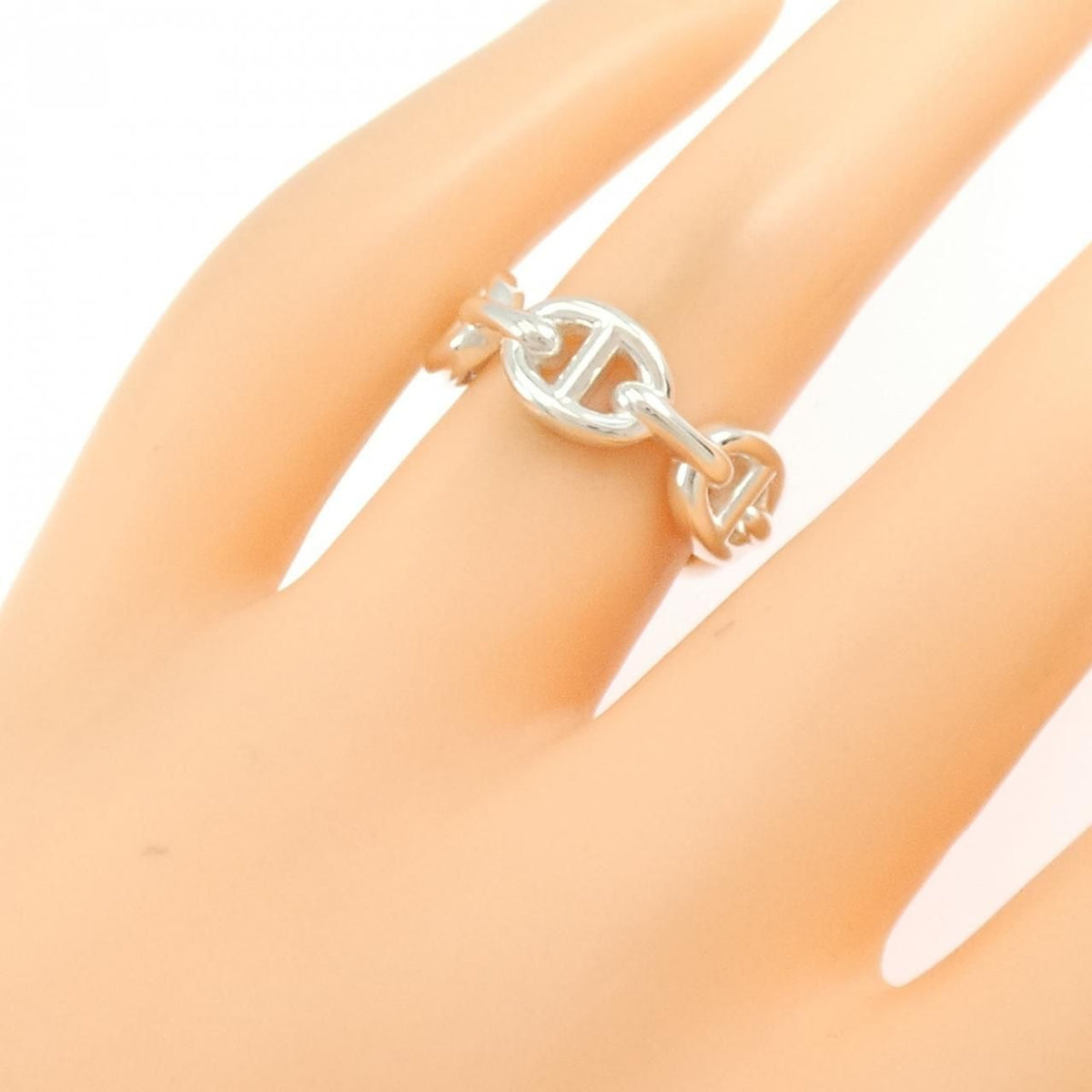 Hermes Chaine D'ancre Enchainee Ring — view 4
