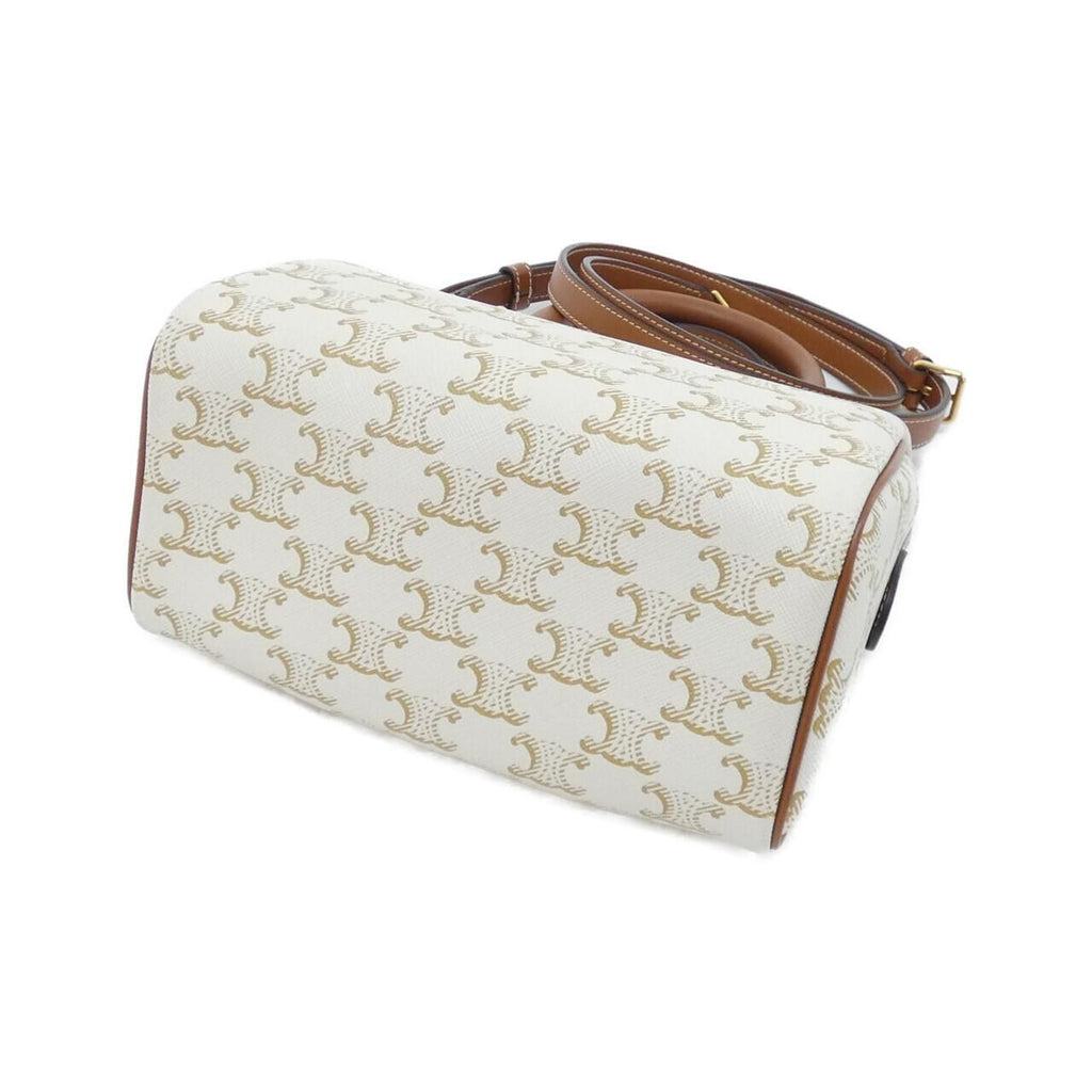 Celine Boston Bag Travel Bag White — view 2