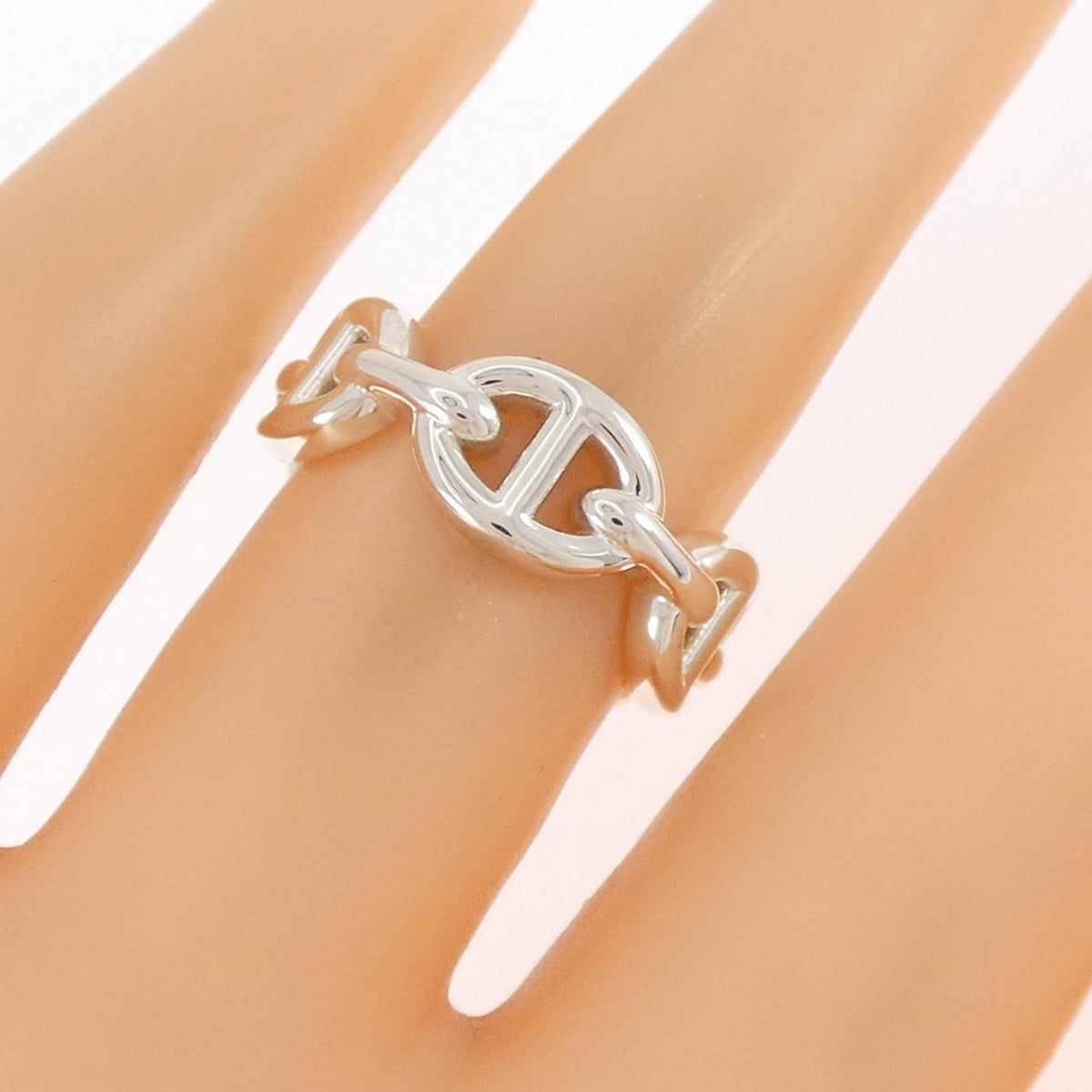 Hermes Chaine D'ancre Enchainee Ring — view 4