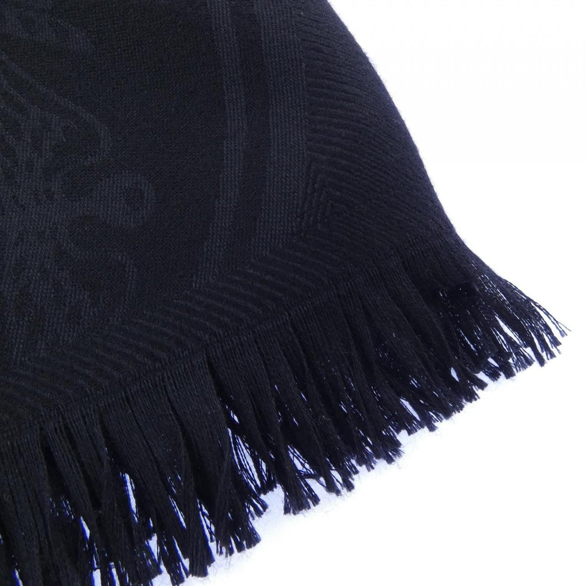 Hermes Stole Scarf Black — view 2