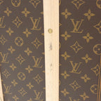 Louis Vuitton Monogram Suitcase Rolling Trunk Travel Bag — view 6