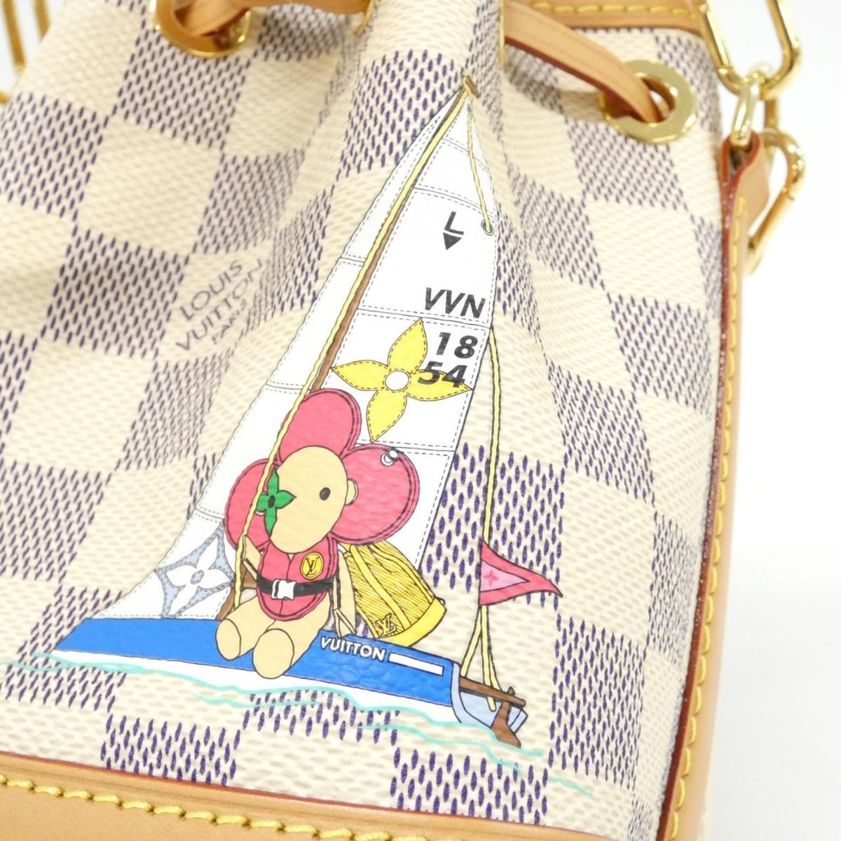 Louis Vuitton Damier Azur Nano Noe Bag — view 5