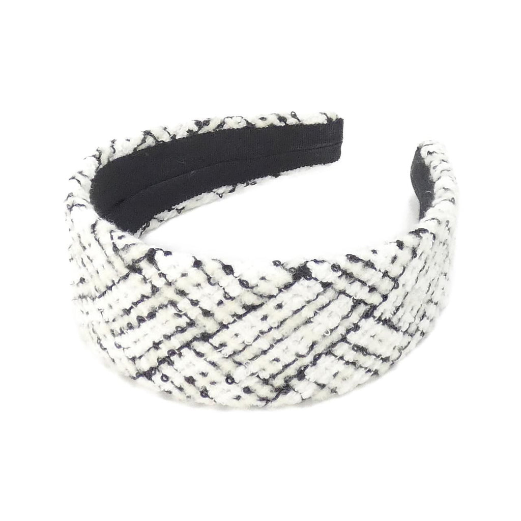 Chanel Headband Hair Accessories White
