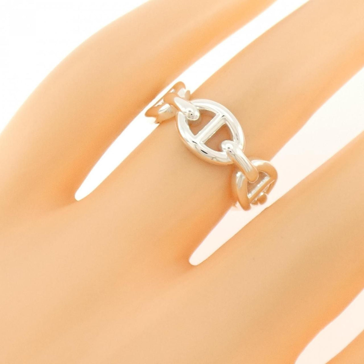 Hermes Chaine D'ancre Enchainee Ring — view 4