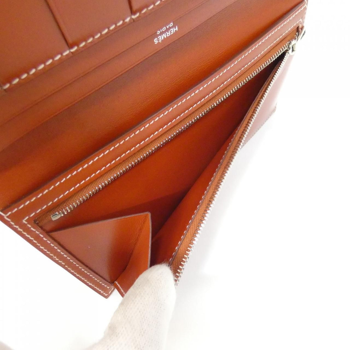 Hermes Bearn Soufflet Wallet — view 8