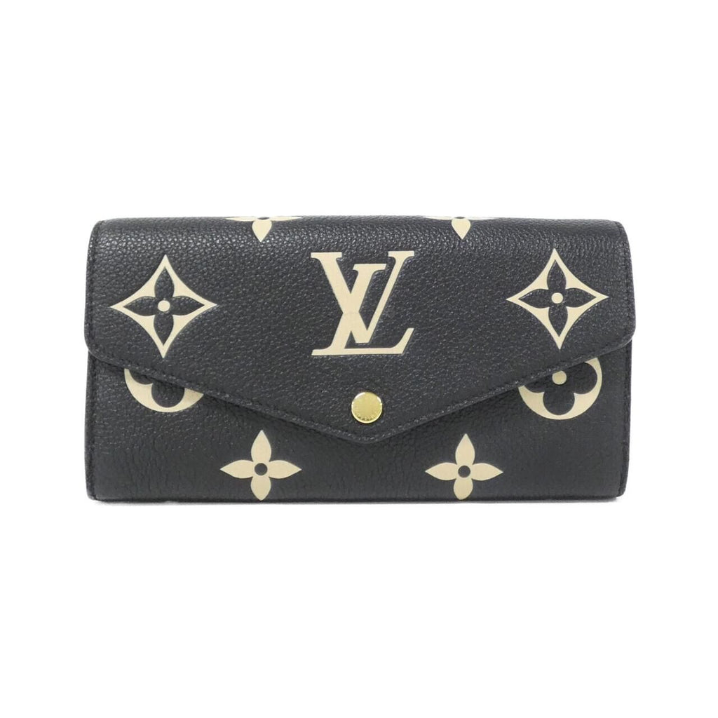 Louis Vuitton Bicolor Monogram Empreinte Portefeuille Sarah Wallet
