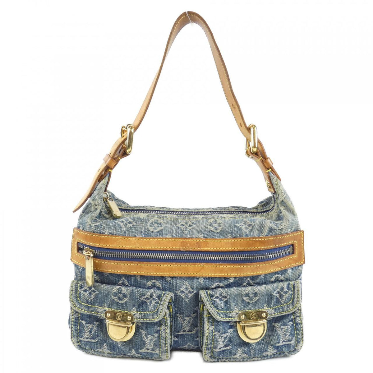 Louis Vuitton Monogram Denim Baggy PM Shoulder Bag