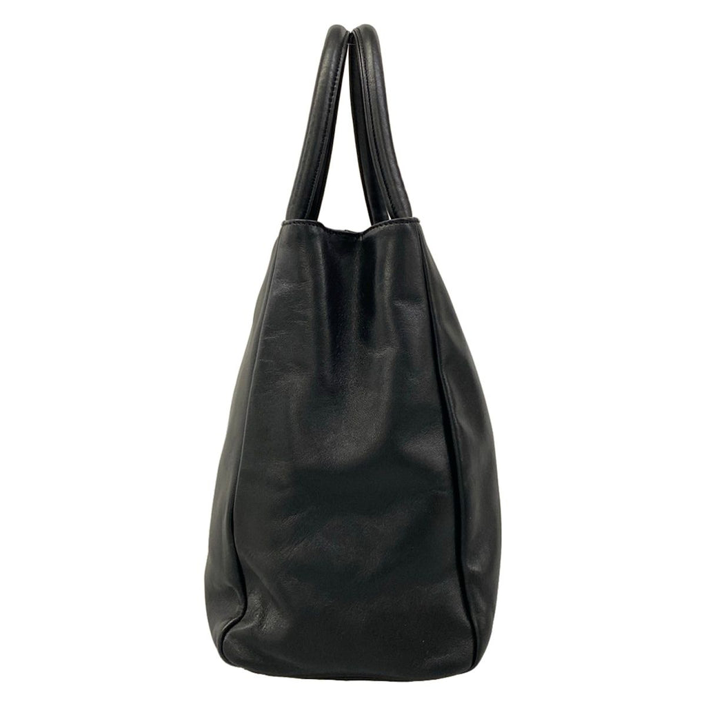 Prada Tote Bag Black Leather — view 2