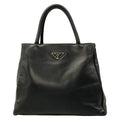 Prada Tote Bag Black Leather