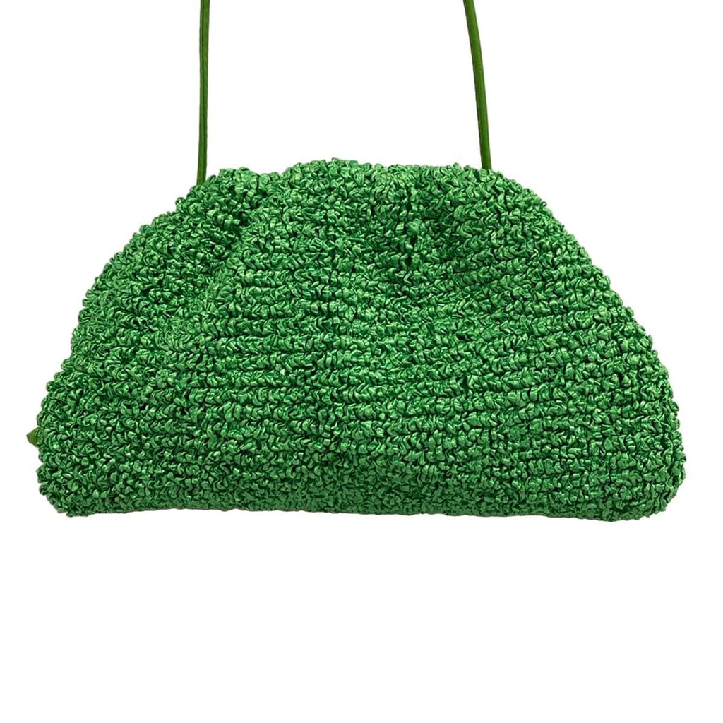 Bottega Veneta Shoulder Bag Mini the Pouch Green Leather — view 3