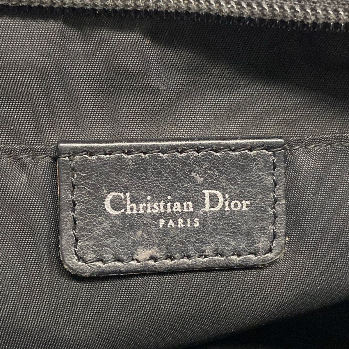 Dior Handbag Black Trotter Pattern Jacquard — view 8