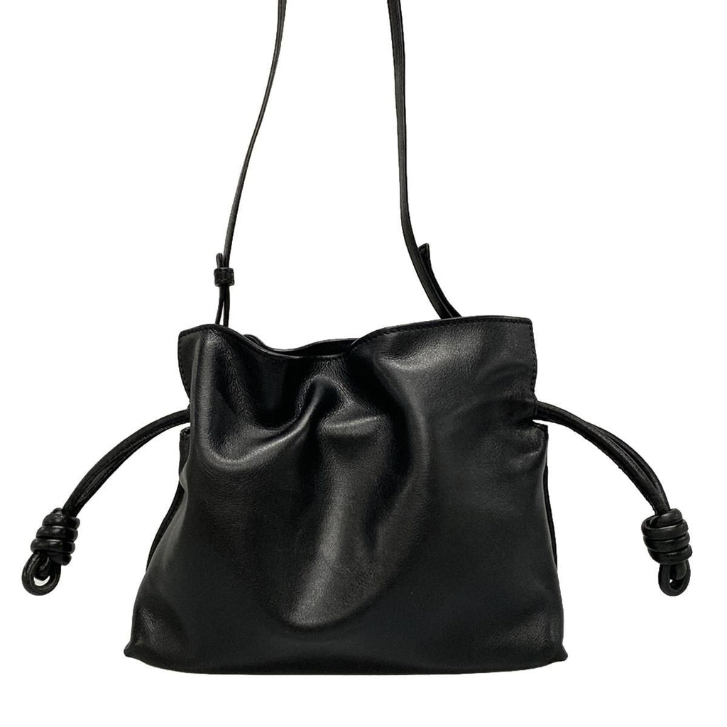 Loewe Shoulder Bag Flamenco Black Strap for Another Model Leather — view 3