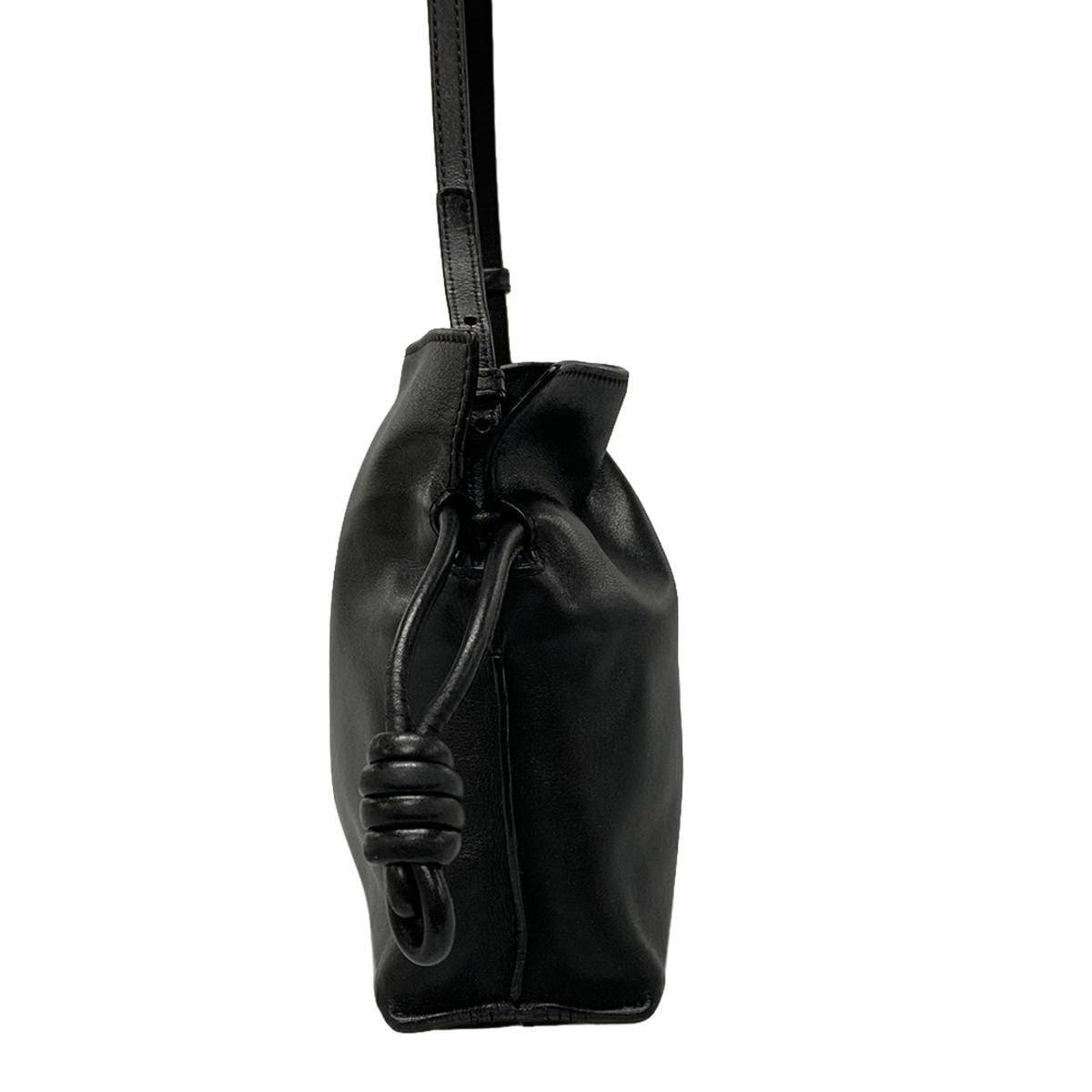 Loewe Shoulder Bag Flamenco Black Strap for Another Model Leather — view 2