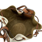 Loewe Shoulder Bag Balloon Medium Ivory Tan Drawstring 2-Way — view 7