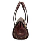 Gucci Handbag Bamboo Barrette Beige Bordeaux Leather — view 2