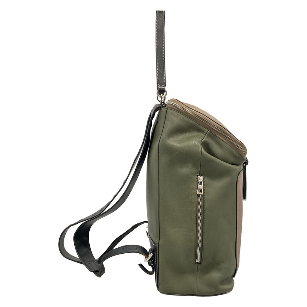 Loewe Backpack Goya Khaki Light Brown Leather — view 2