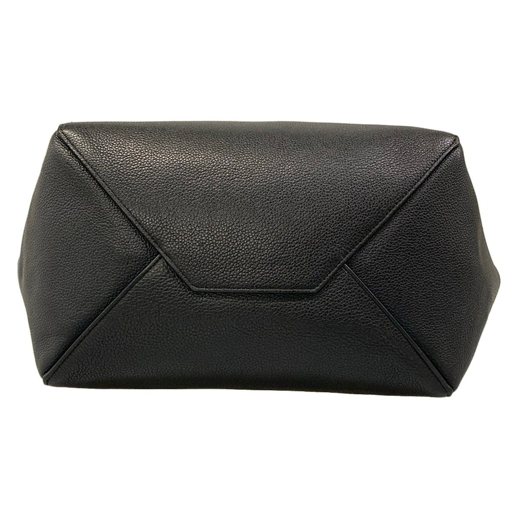 Celine Tote Bag Cabas Phantom Small with Belt Black — view 5
