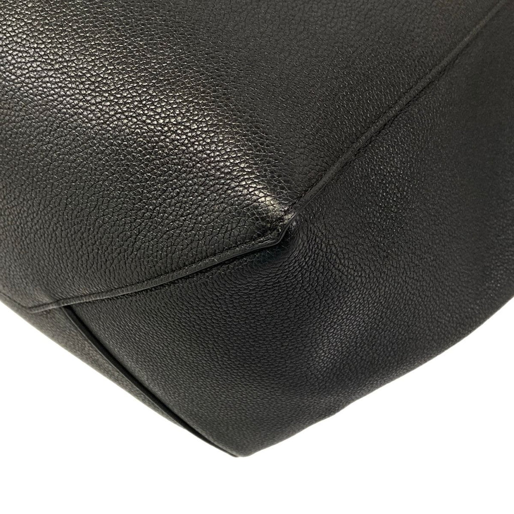 Celine Tote Bag Cabas Phantom Small with Belt Black — view 6