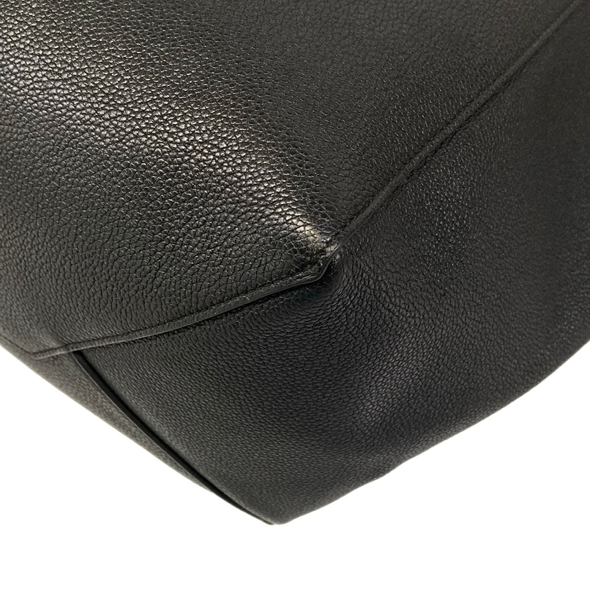 Celine Tote Bag Cabas Phantom Small with Belt Black — view 6