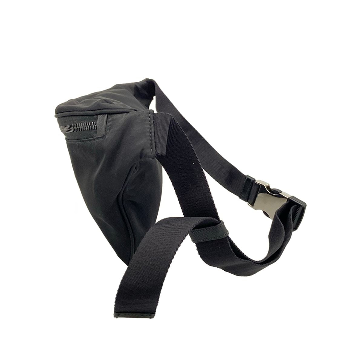 Prada Waist Pouch Black Re-Nylon Leather — view 4