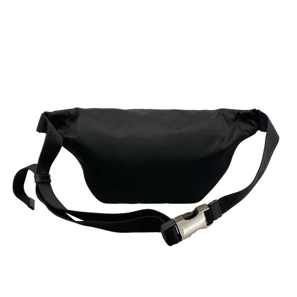 Prada Waist Pouch Black Re-Nylon Leather — view 3
