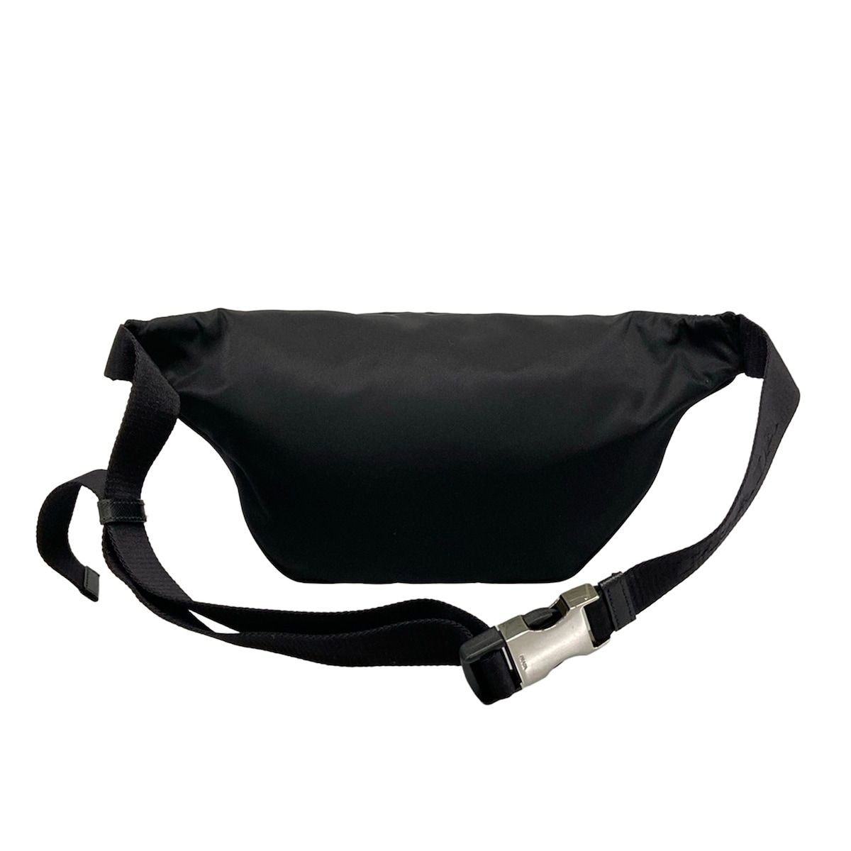 Prada Waist Pouch Black Re-Nylon Leather — view 3