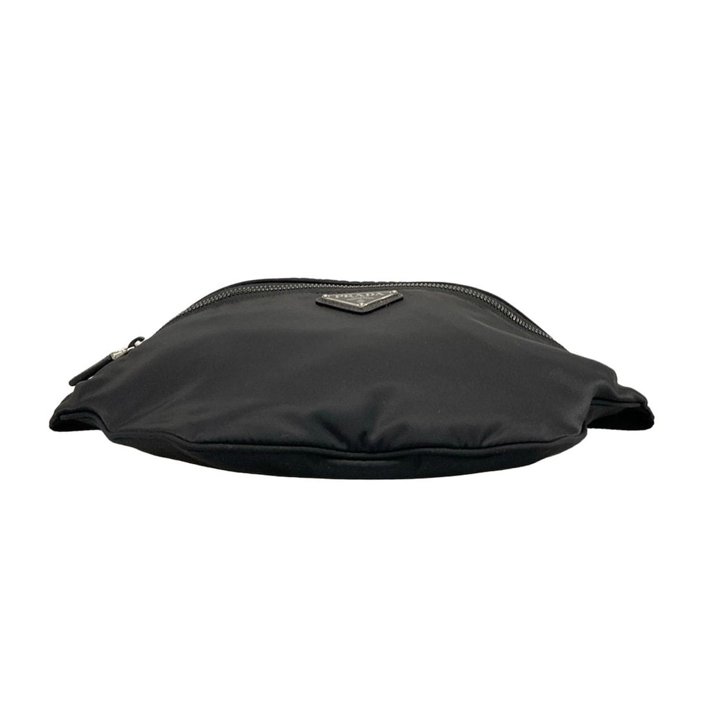 Prada Waist Pouch Black Re-Nylon Leather — view 5