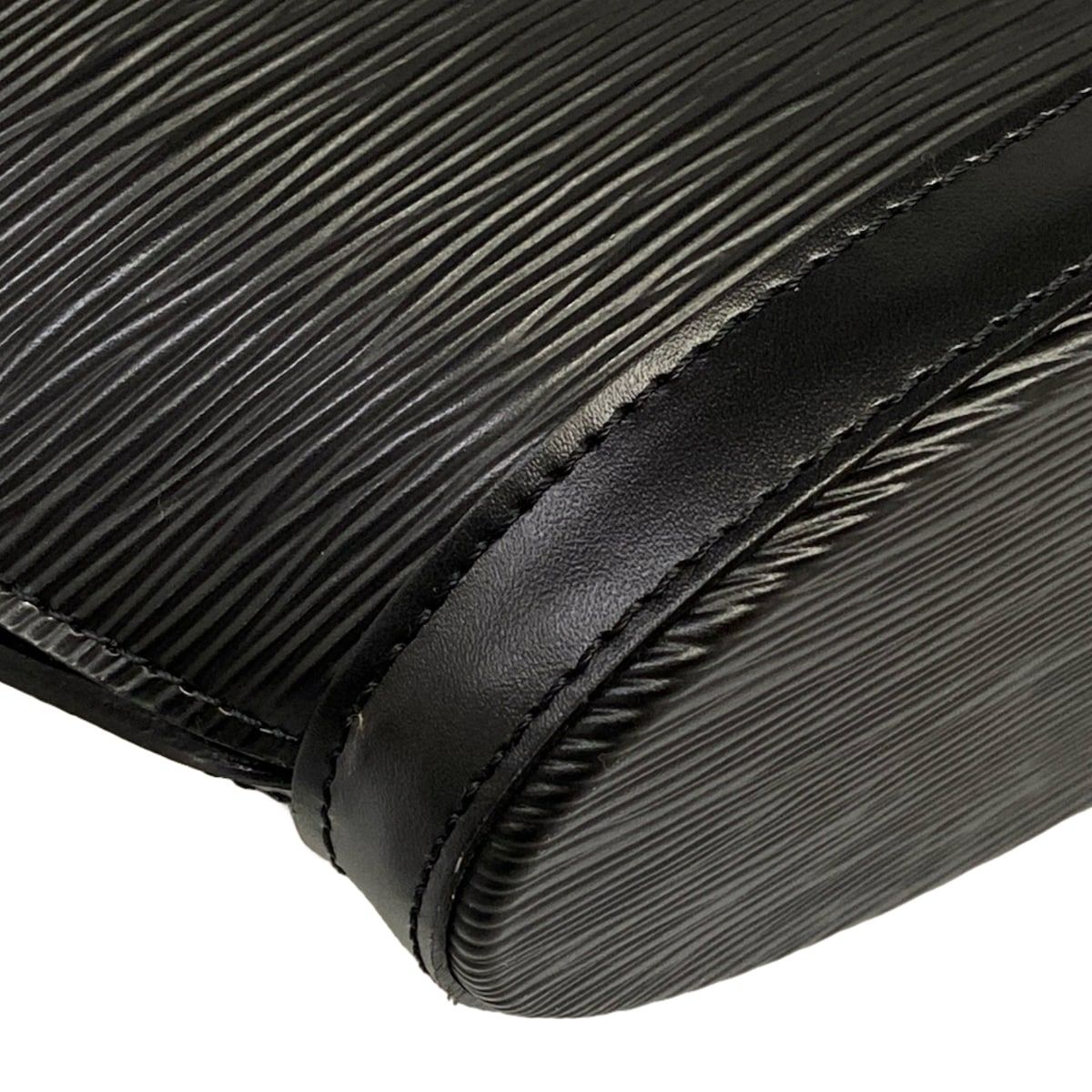 Louis Vuitton Shoulder Bag Epi Saint Jacques Poignet Long Noir Leather — view 6