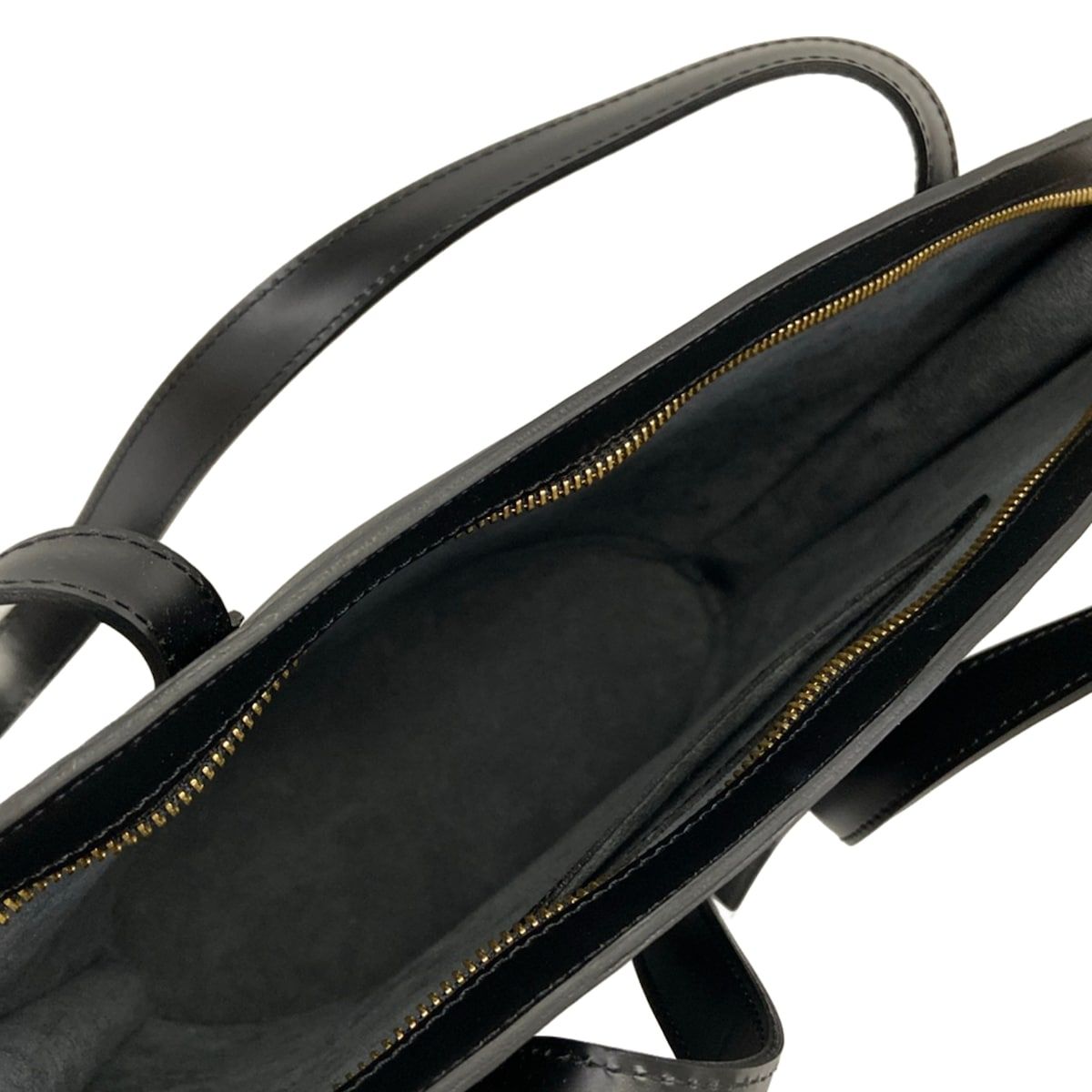 Louis Vuitton Shoulder Bag Epi Saint Jacques Poignet Long Noir Leather — view 7