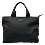 Prada Tote Bag Black Leather