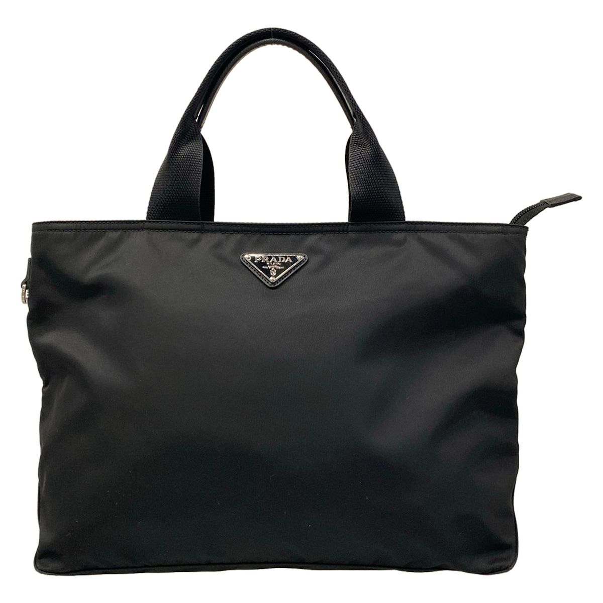Prada Tote Bag Black Leather