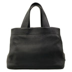 Prada Tote Bag Medium Leather Black Perforated — view 3
