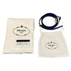 Prada Galleria Mini Bag Blue Leather — view 8
